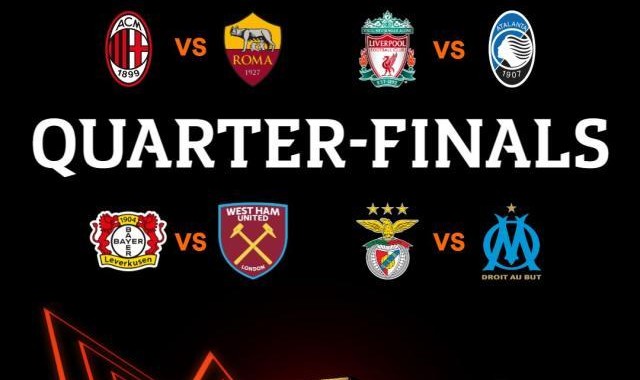 【欧联8强抽签】红军好签，米兰内战罗马，药厂对铁锤